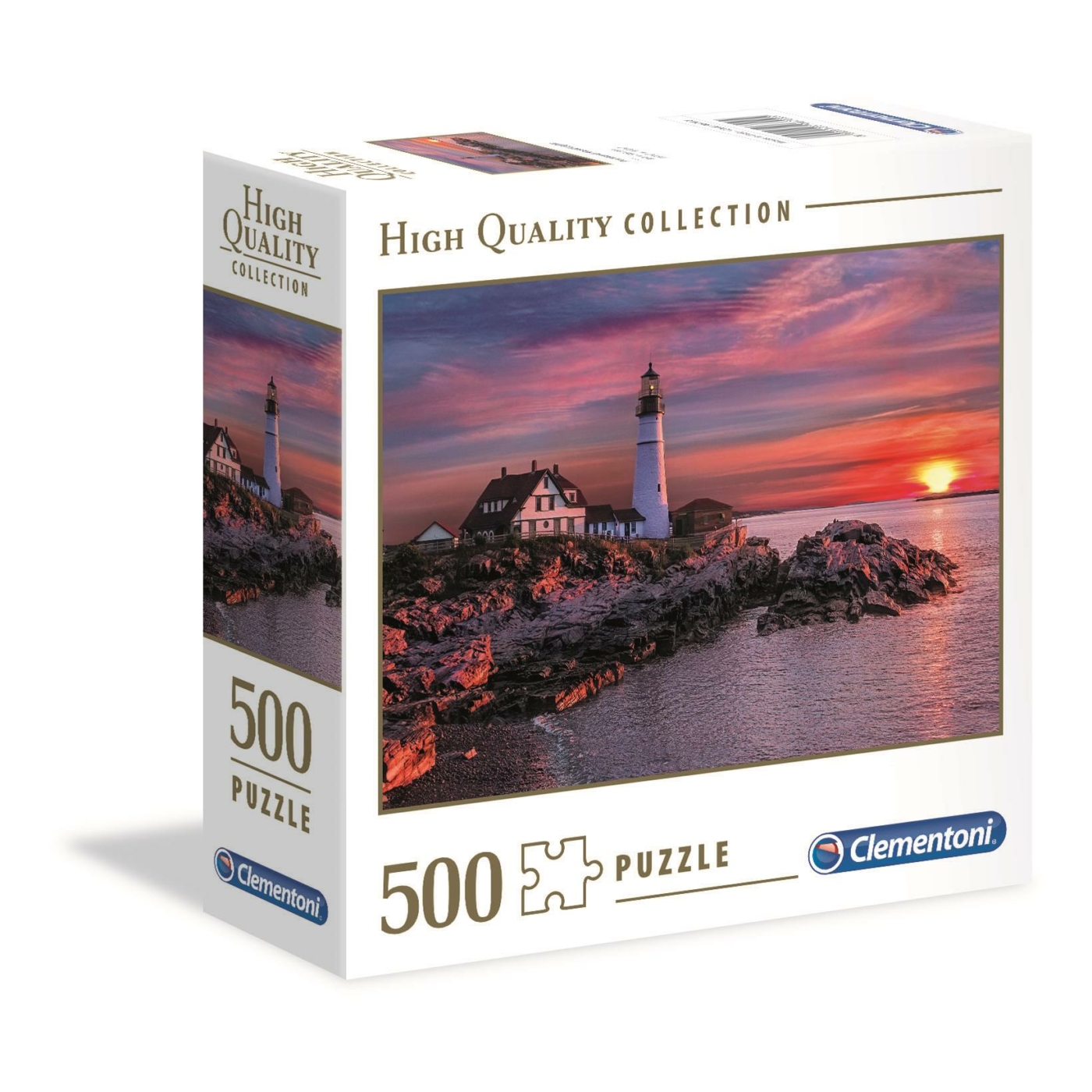 500 db-os High Quality Collection puzzle négyzet alakú dobozban - Naplemente, Portland