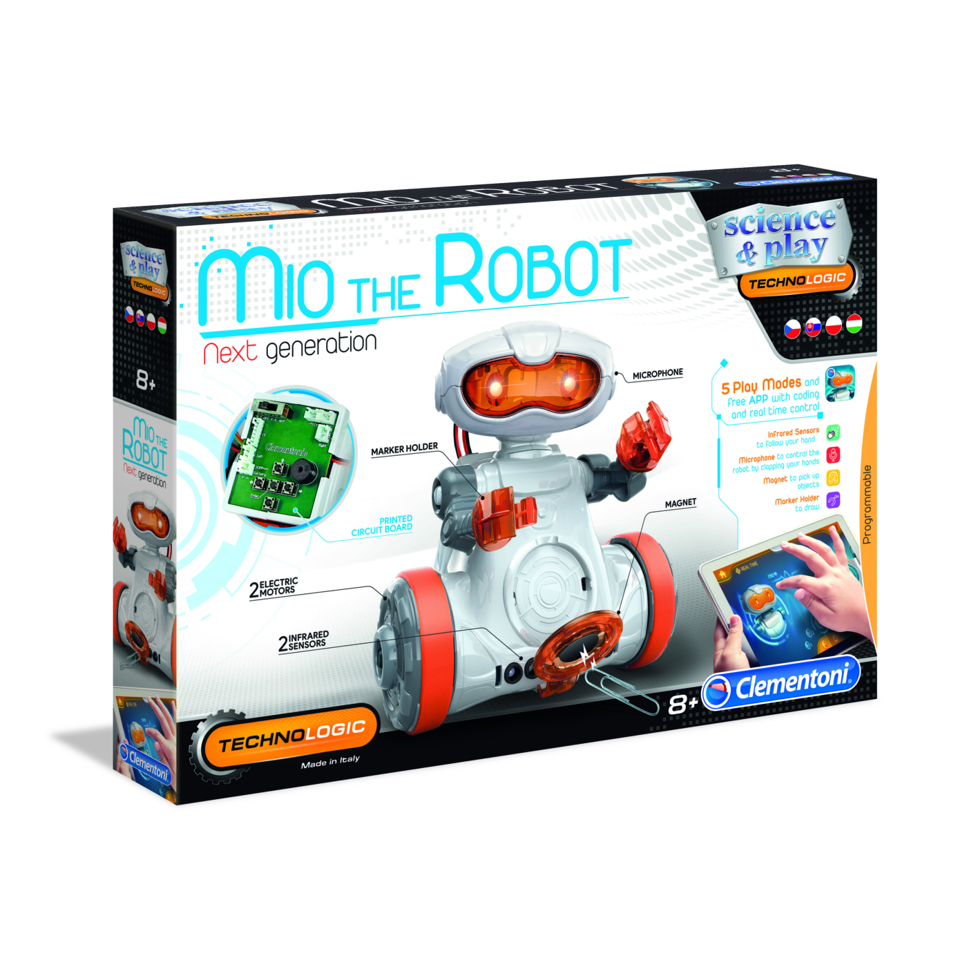 Tudomány és Játék - TechnoLogic - Mio, a programozható robotfigura