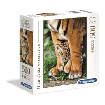 500 db-os High Quality Collection puzzle négyzet alakú dobozban - Bengáli tigris kölyök
