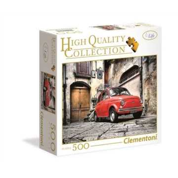 500 db-os High Quality Collection puzzle négyzet alakú dobozban - Fiat 500