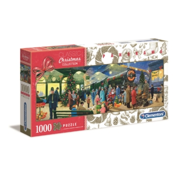 1000 db-os Panoráma puzzle - Karácsonyi vonat